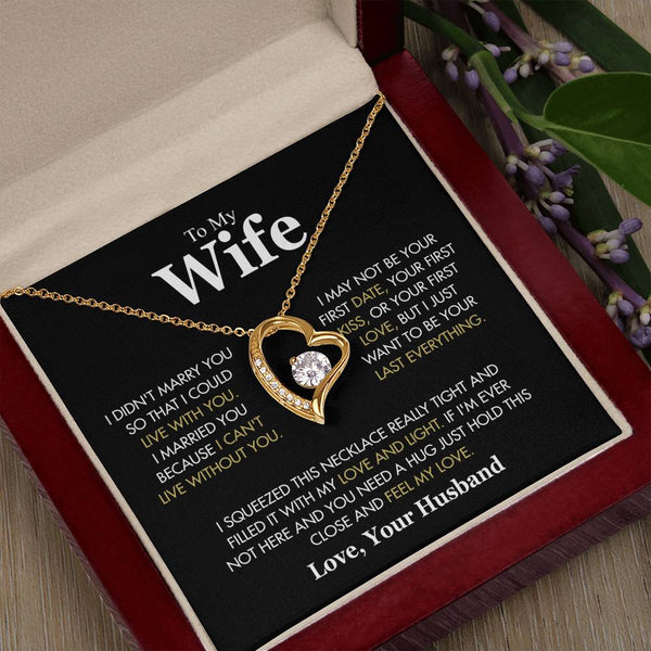 To My Wife: The Eternal Devotion" | Signature Forever Love Necklace