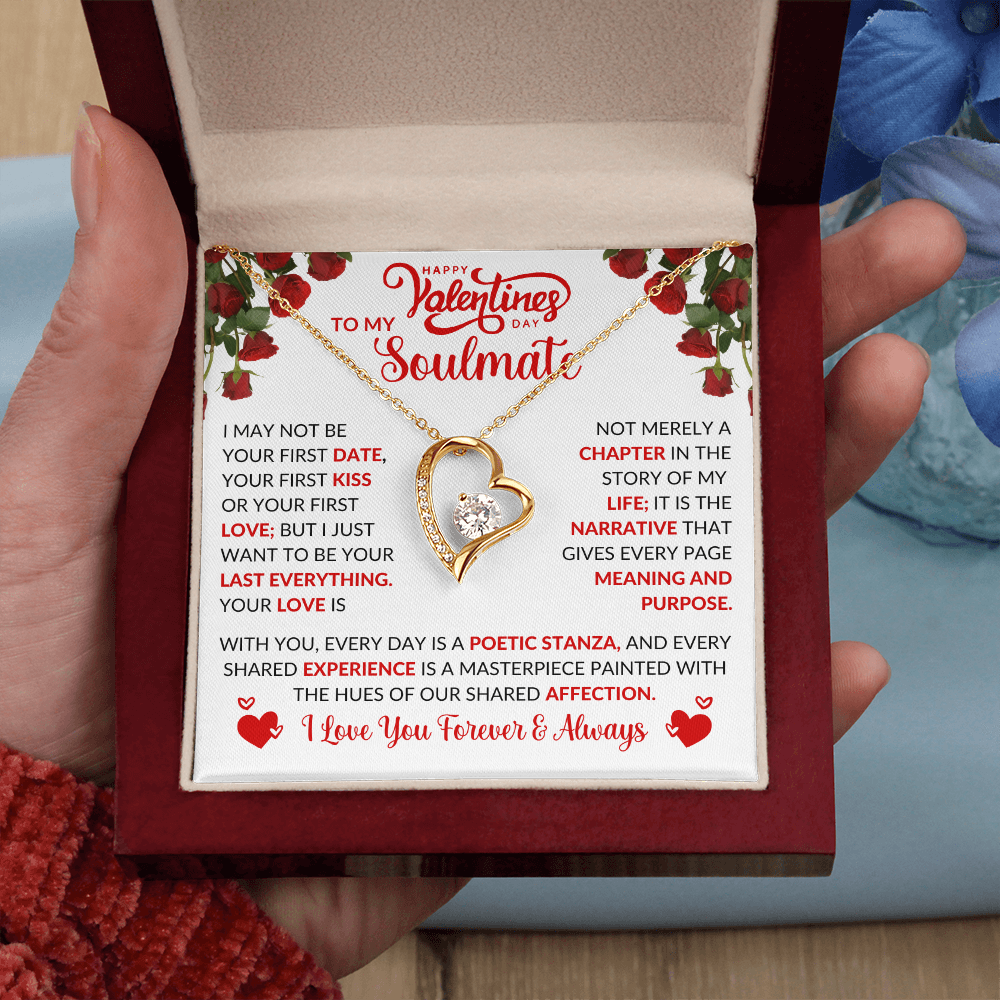 To My Soulmate | Love You Forever and Always | Forever Love Necklace