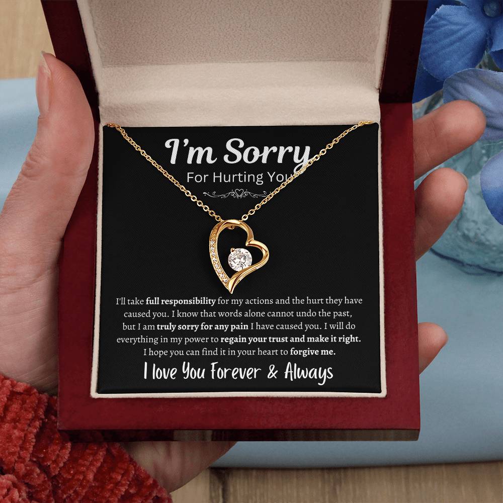 [ALMOST SOLD OUT] I'm Sorry For Hurting you | Forever Love Knot Necklace