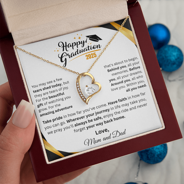 Gift For Graduation | "Take Pride In How Far You've Come" | Forever Love Necklace