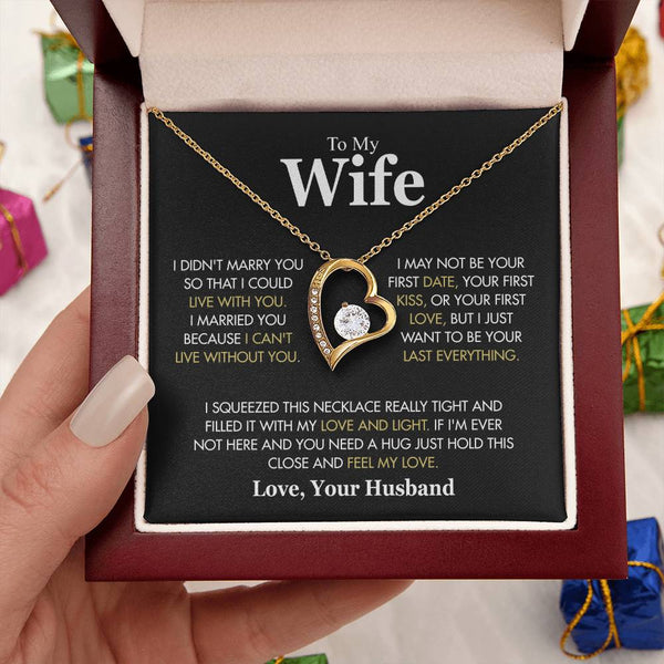 To My Wife: The Eternal Devotion" | Signature Forever Love Necklace