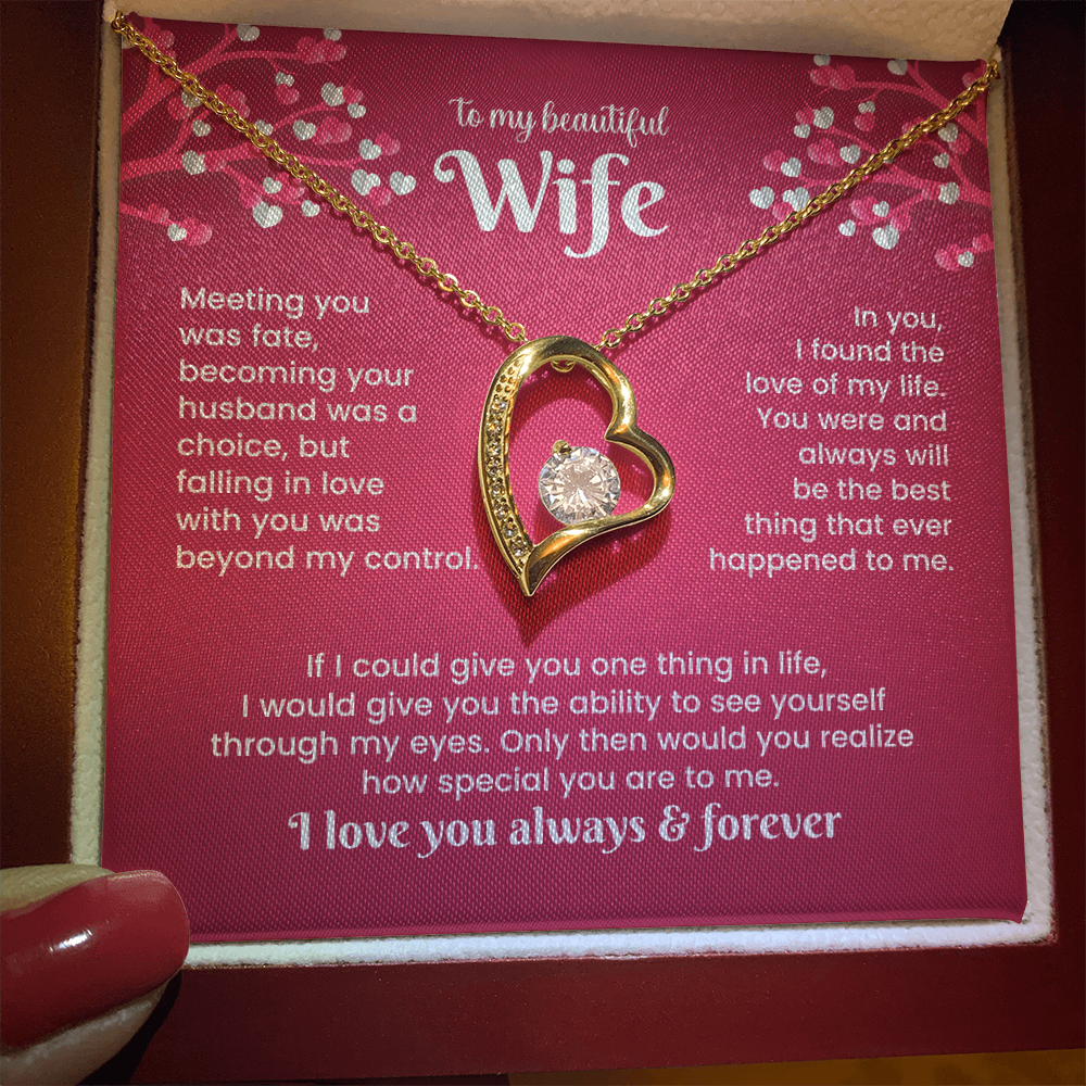 To My Wife - The Forever Love Necklace