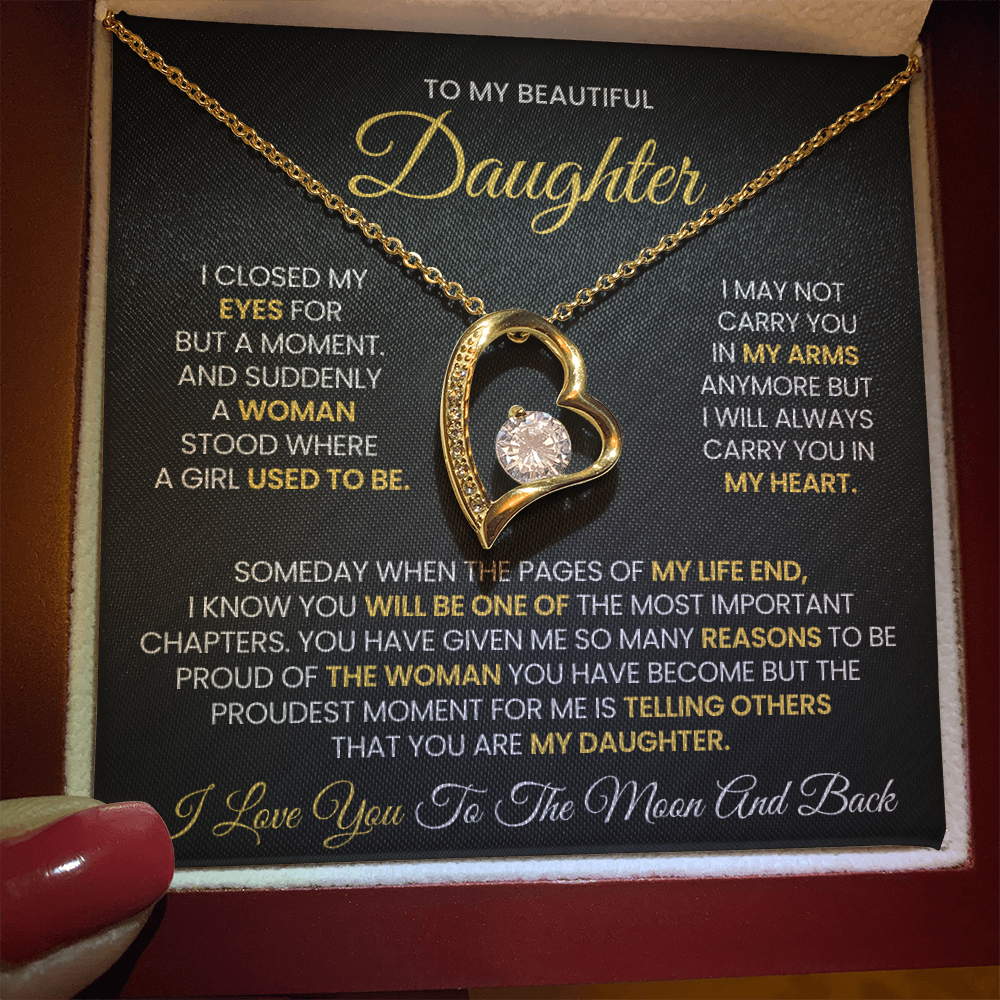 To My Beautiful Daughter | I Love You To The Moon and Back