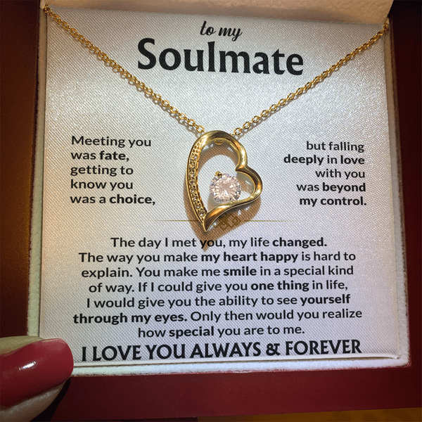 To My Soulmate | The Forever Love Signature Necklace