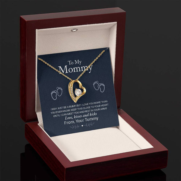 To My Mommy | From Your Tummy | Forever Love Necklace