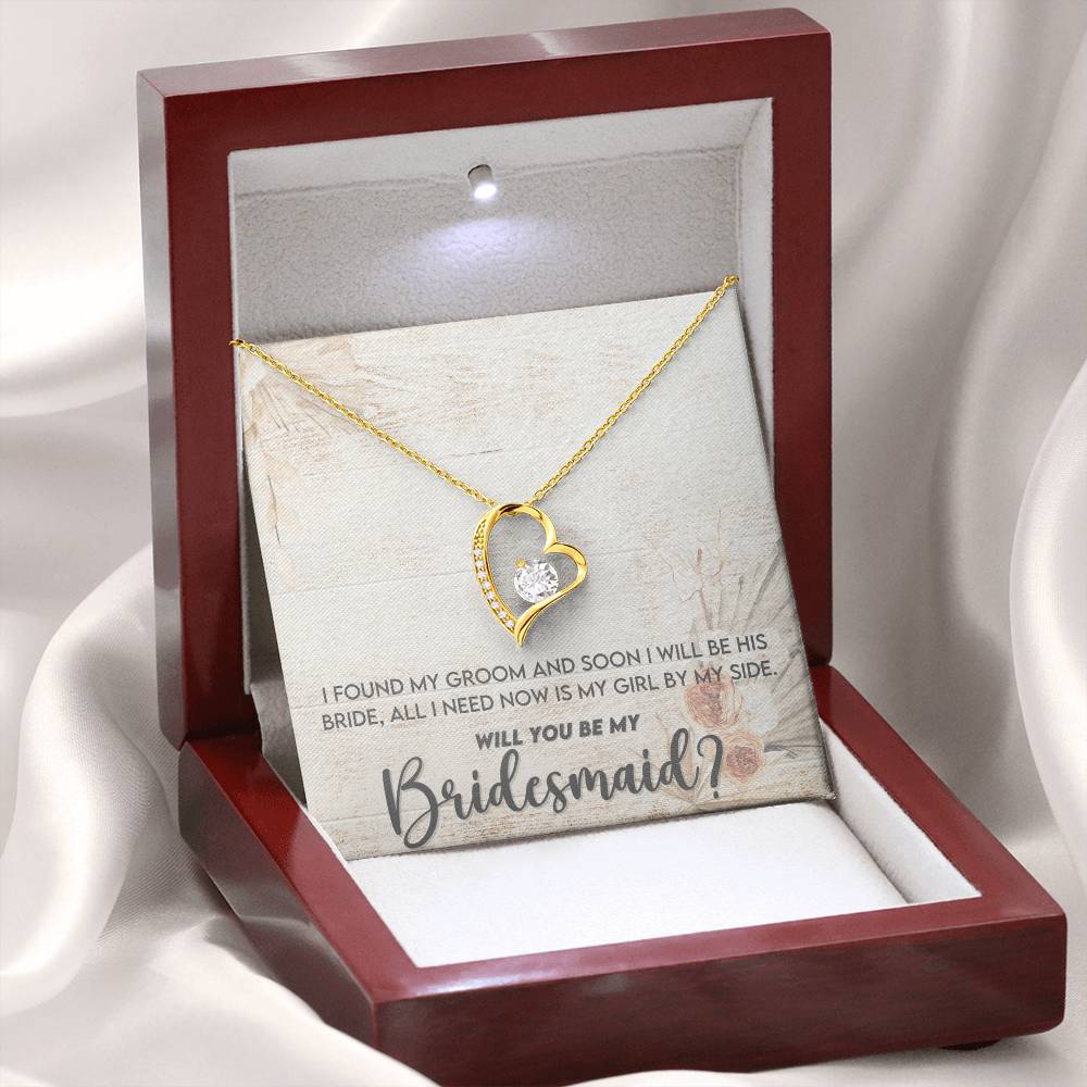 Will You Be My Bridesmaid | Forever Love Knot Necklace