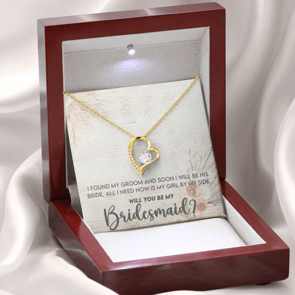 Will You Be My Bridesmaid | Forever Love Knot Necklace