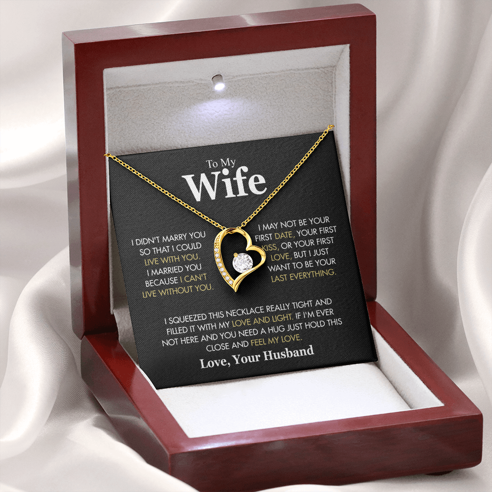 To My Wife: The Eternal Devotion" | Signature Forever Love Necklace