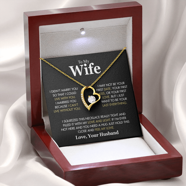 To My Wife: The Eternal Devotion" | Signature Forever Love Necklace