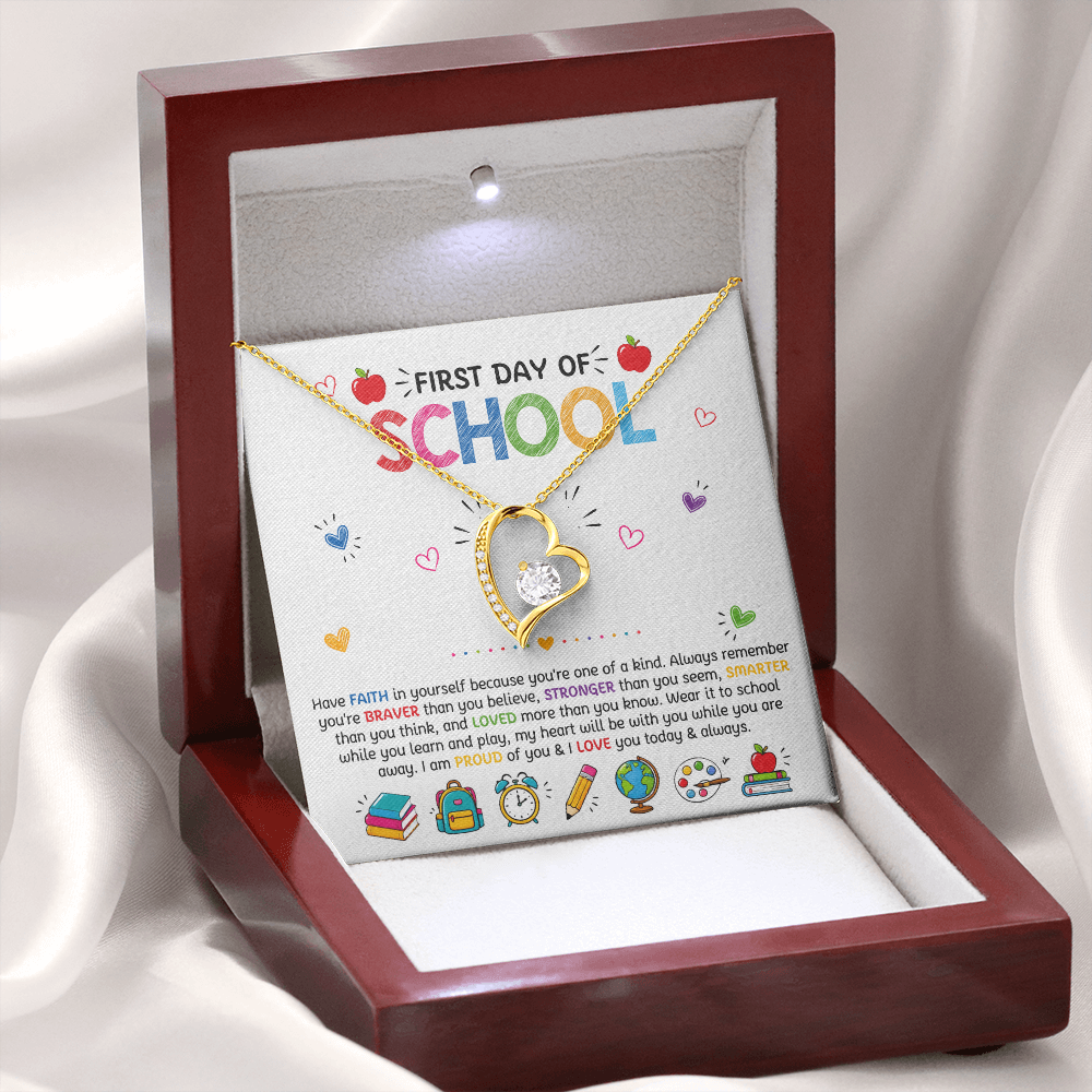 Have Faith Back To School Forever Love Necklace