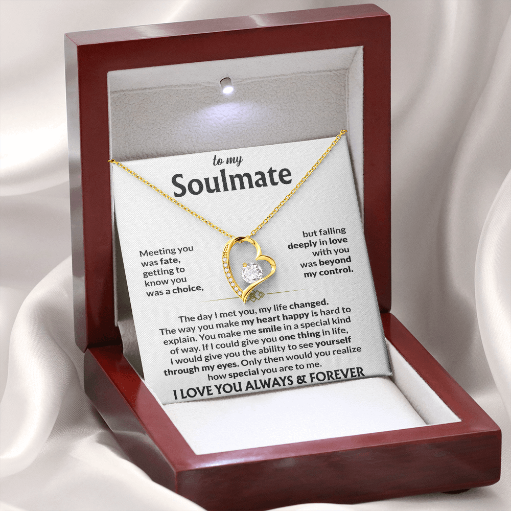 To My Soulmate | The Forever Love Signature Necklace