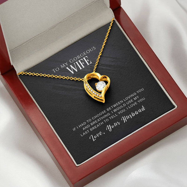 To My Gorgeous Wife | The Forever Love Necklace