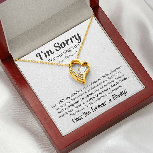 [ALMOST SOLD OUT] I'm Sorry For Hurting you | Forever Love Knot Necklace