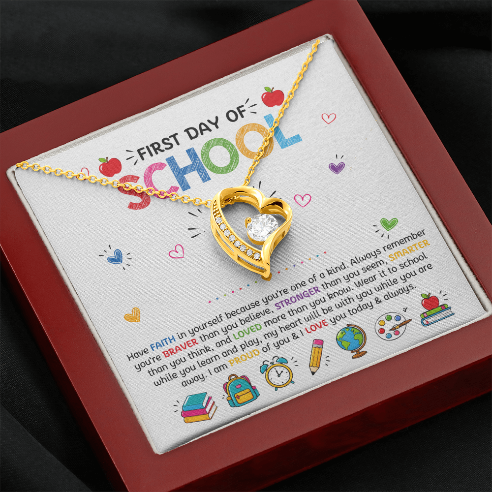 Have Faith Back To School Forever Love Necklace