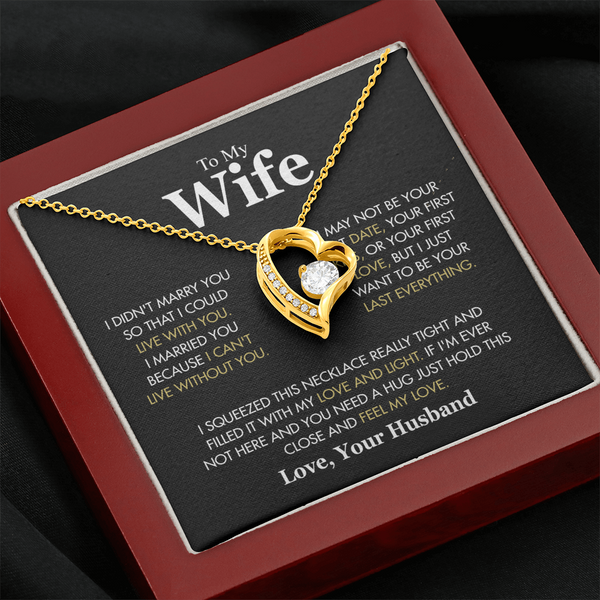 To My Wife: The Eternal Devotion" | Signature Forever Love Necklace