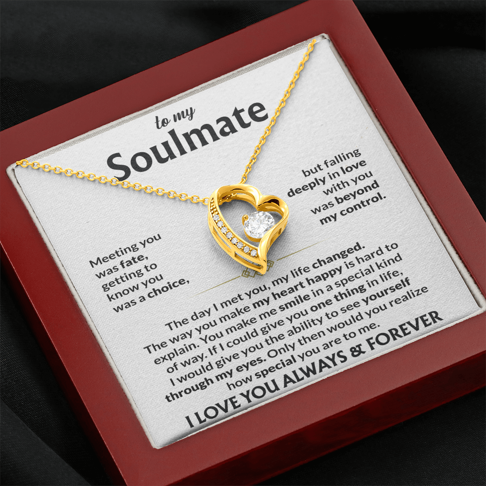 To My Soulmate | The Forever Love Signature Necklace