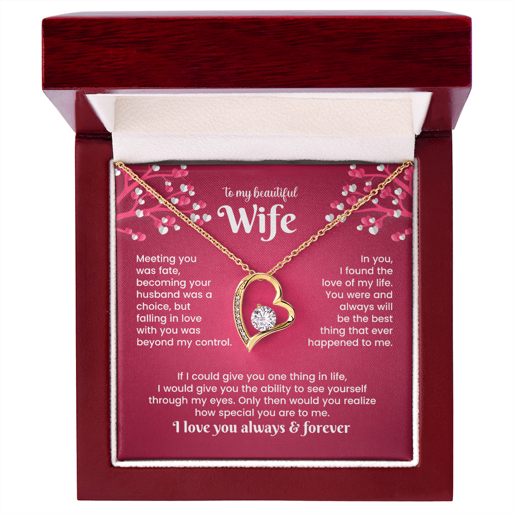 To My Wife - The Forever Love Necklace