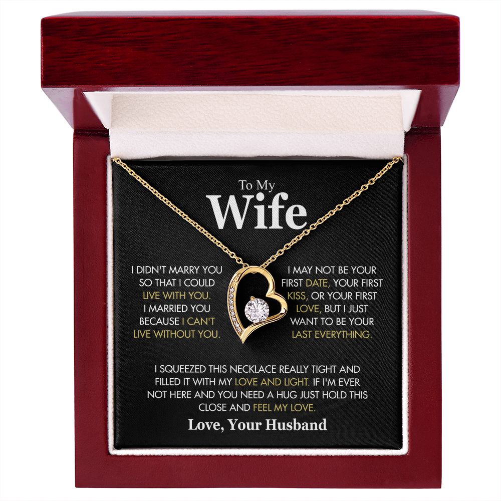 To My Wife: The Eternal Devotion" | Signature Forever Love Necklace