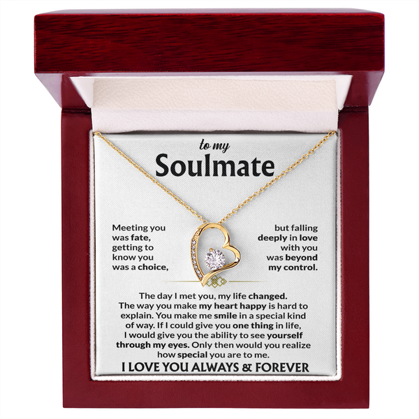 To My Soulmate | The Forever Love Signature Necklace