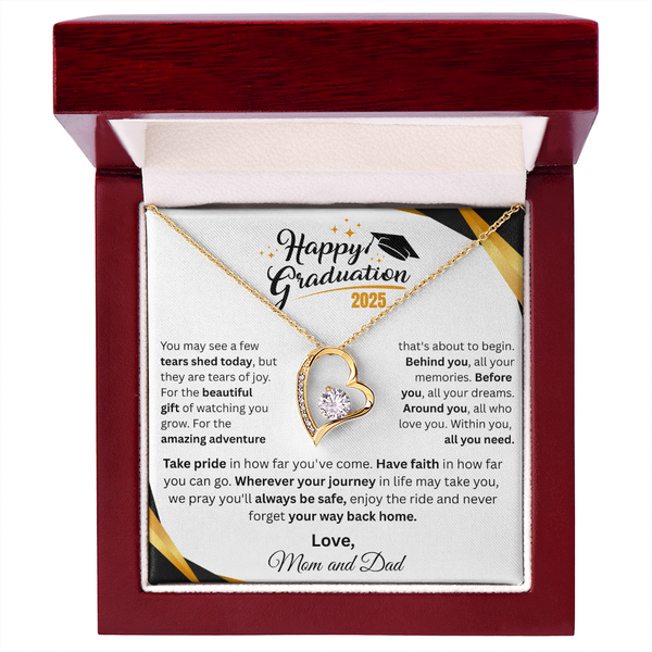 Gift For Graduation | "Take Pride In How Far You've Come" | Forever Love Necklace