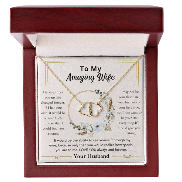 To My Amazing Wife | Everlasting Love | 10K Solid Yellow Gold