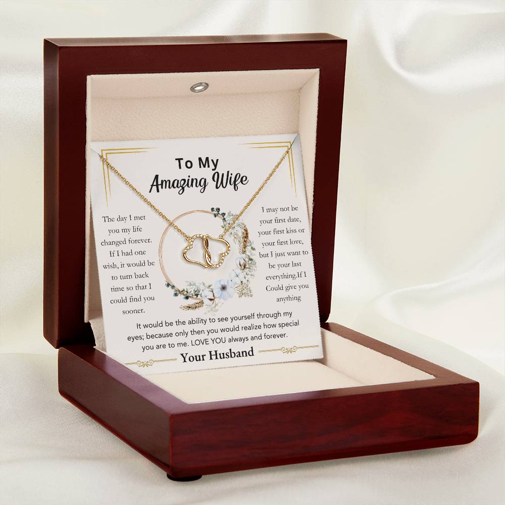 Everlasting Love- To my Amazing Wife! 10K Solid Yellow Gold