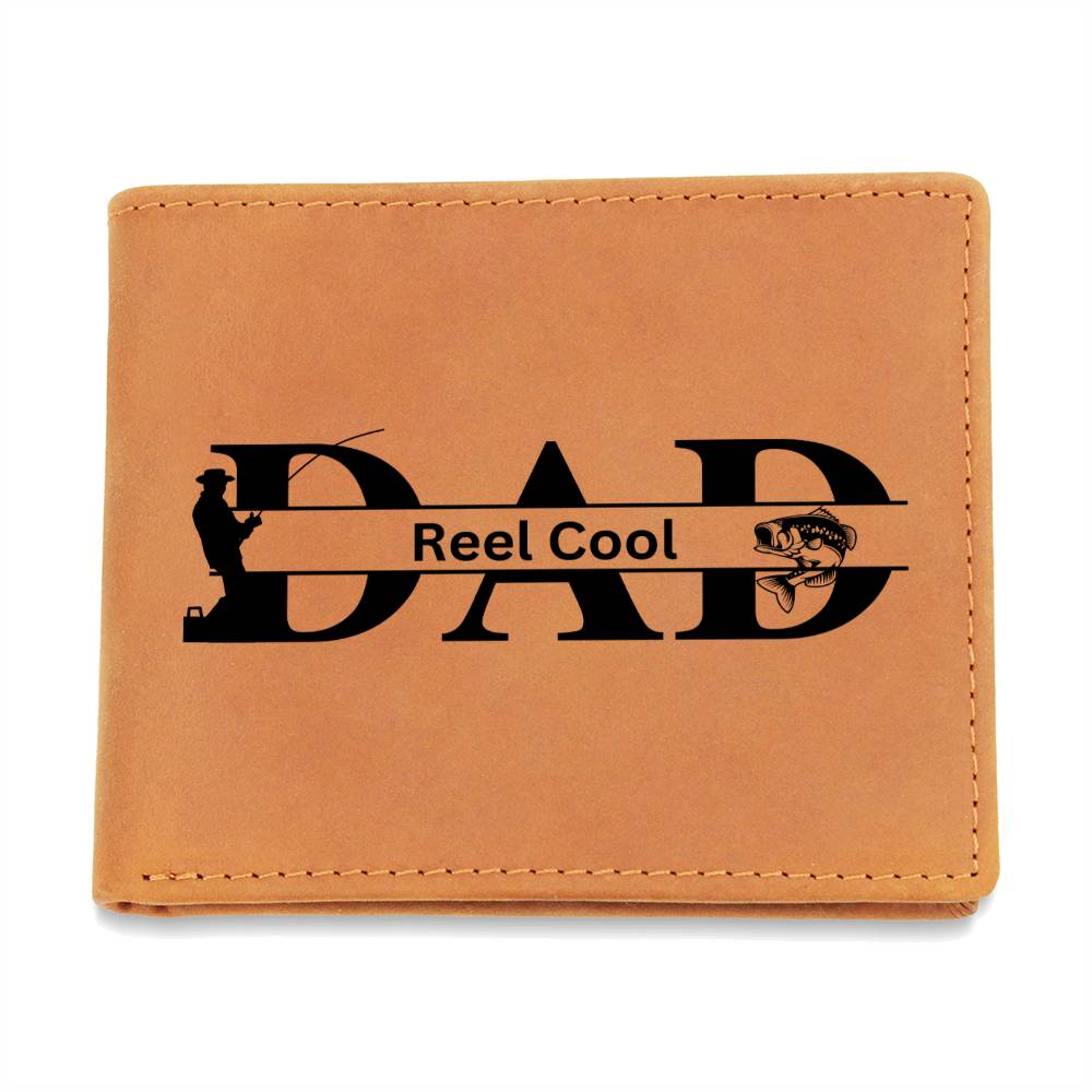 Reel Cool Leather Wallet Bass