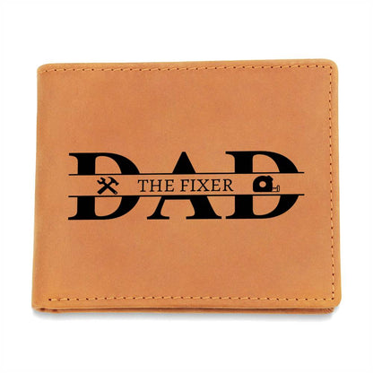 Dad The Fixer | Leather Wallet