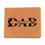 Reel Cool Leather Wallet 3 Fishes
