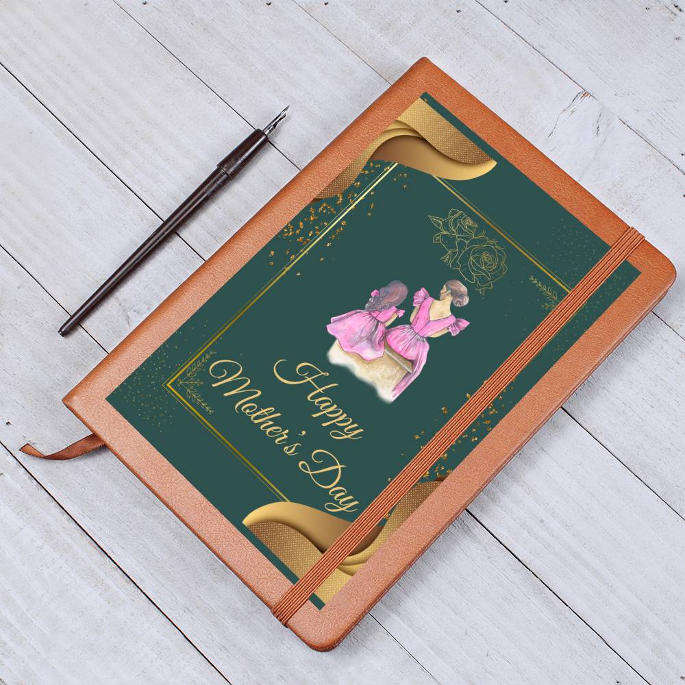 Graphic Leather Journal - To My Mom love You!