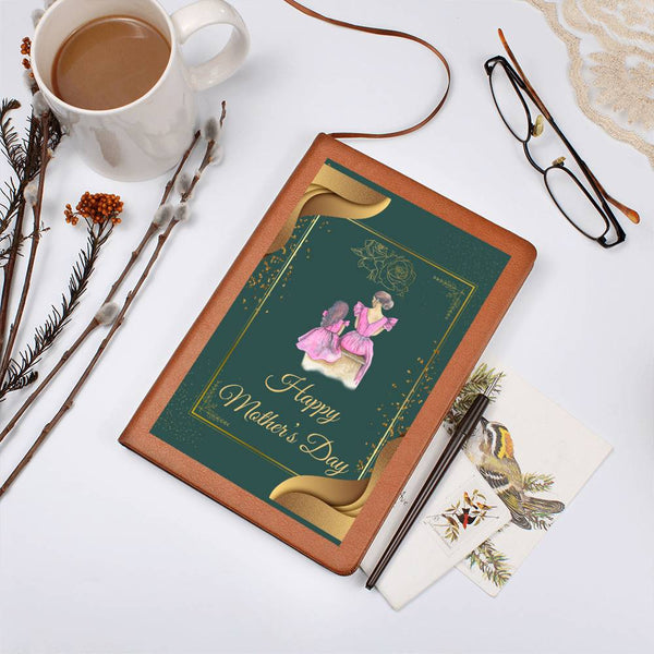 Graphic Leather Journal - To My Mom love You!