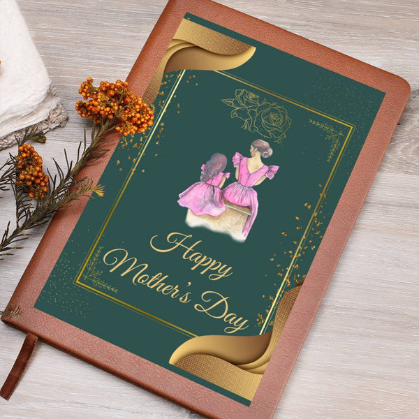 Graphic Leather Journal - To My Mom love You!