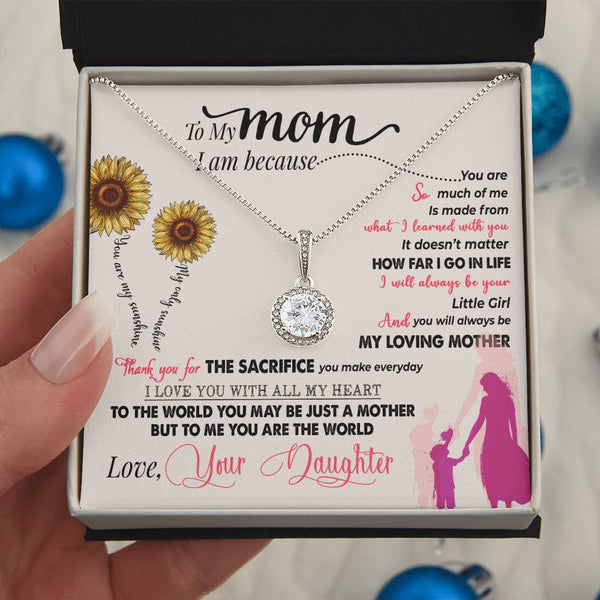 To My Mom | From Your Daughter | Eternal Hope Necklace