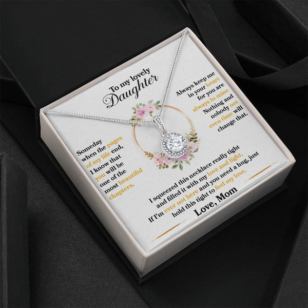 To My Lovely Daughter | Love Mom | Eternal Hope Necklace