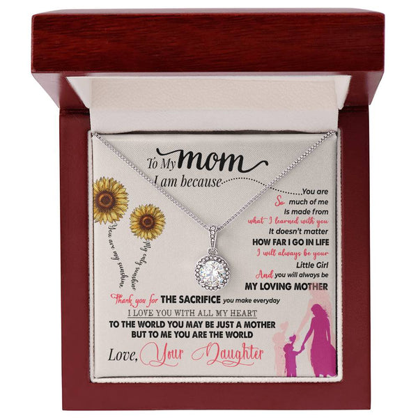 To My Mom | From Your Daughter | Eternal Hope Necklace