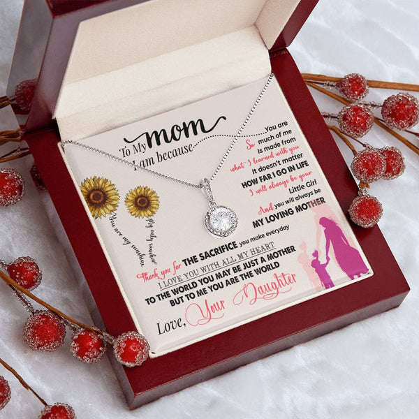 To My Mom | From Your Daughter | Eternal Hope Necklace