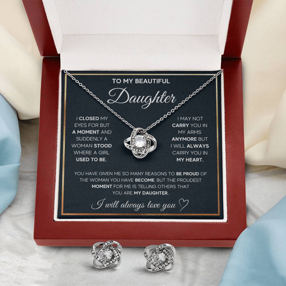 To My Beautiful Daughter — Eternal Love Knot Set