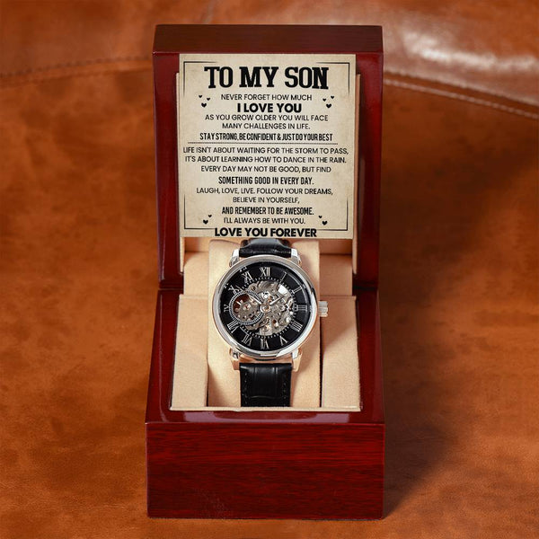 To My Son | Never Forget |Men's Watch