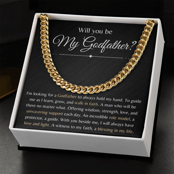 Will You Be My Godfather | Cuban Link Chain