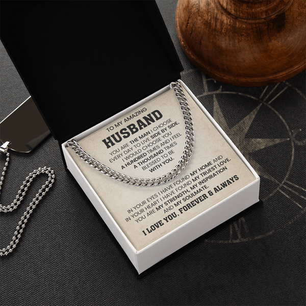 To My Amazing Husband | My Truest Love | Cuban Chain