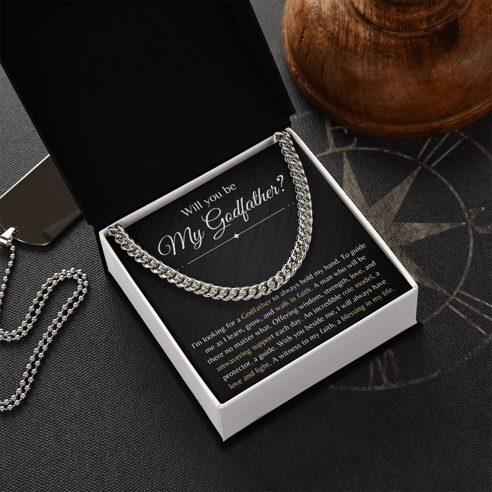 Will You Be My Godfather | Cuban Link Chain
