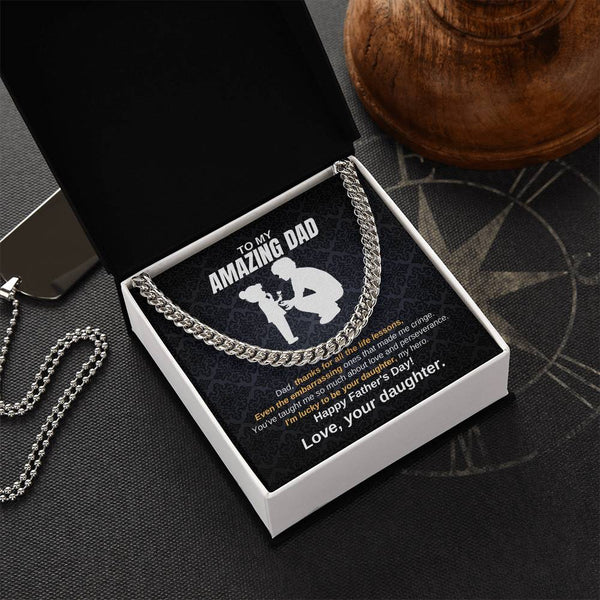 To My Amazing Dad | Cuban Link Chain