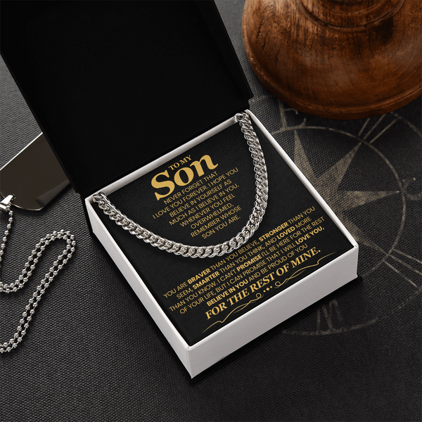 To My Son | Your are Braver Than You Believe | Cuban Chain