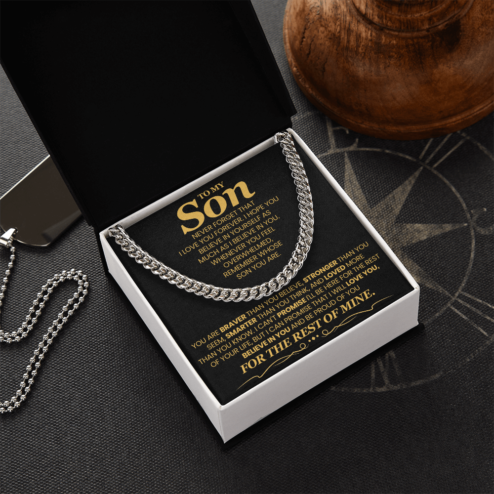To My Son | Your are Braver Than You Believe | Cuban Chain