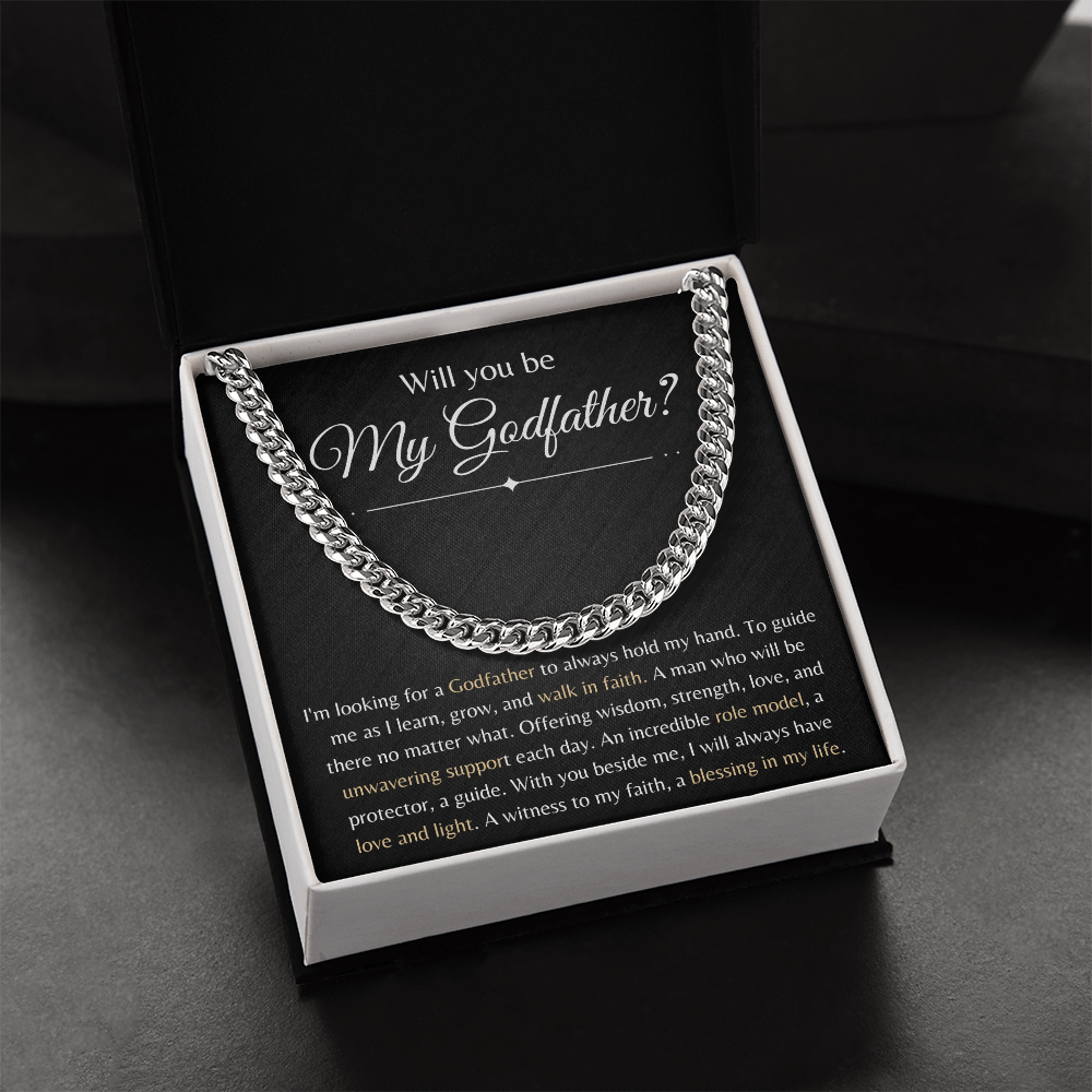 Will You Be My Godfather | Cuban Link Chain