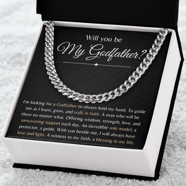 Will You Be My Godfather | Cuban Link Chain