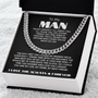 To My Man: My Missing Piece | Premium Cuban Link Chain