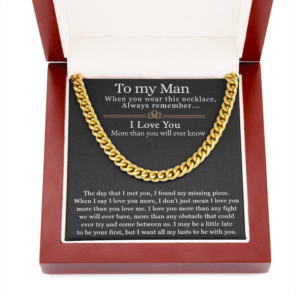 To My Man | Cuban Link Chain Edition