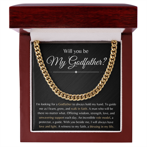 Will You Be My Godfather | Cuban Link Chain