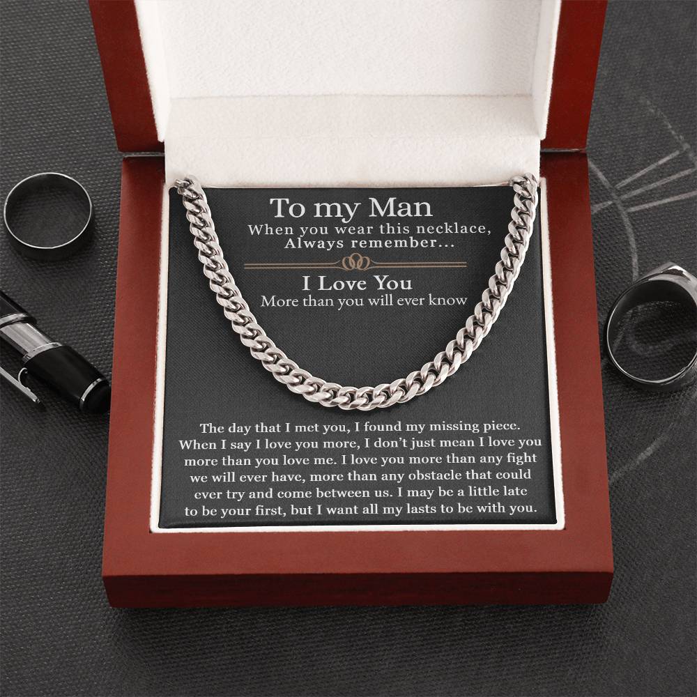 To My Man | Cuban Link Chain